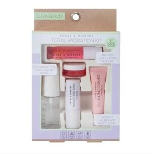 Clean Beauty Smoke & Mirrors Total Hydration Kit - Red and Pink
